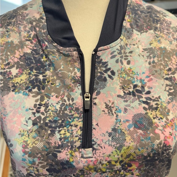 Women's Tee Tome Sleeveless Mock Neck Golf/Tennis Top - Picture 3 of 8